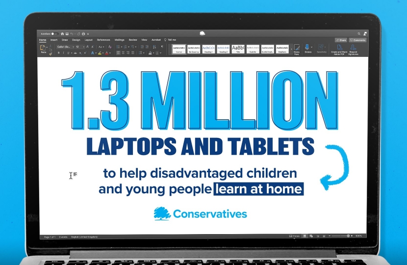 Laptops for pupils