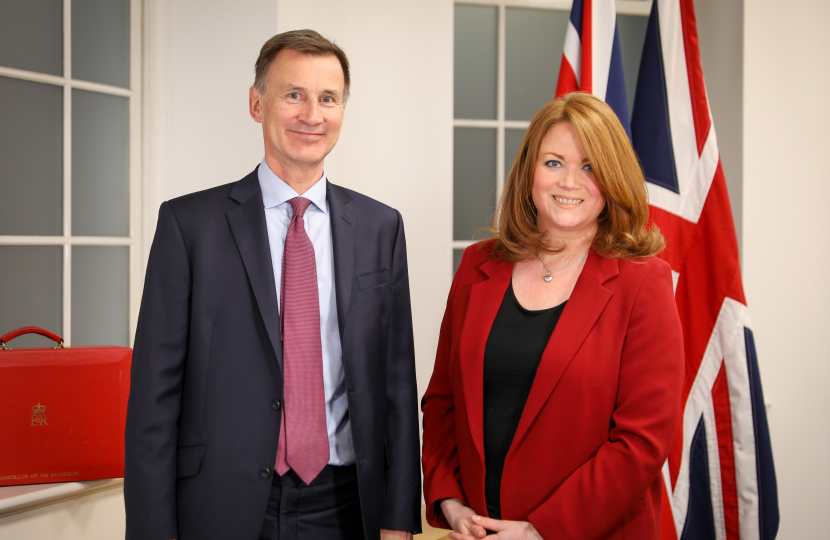 Kate Kniveton MP with Jeremy Hunt MP