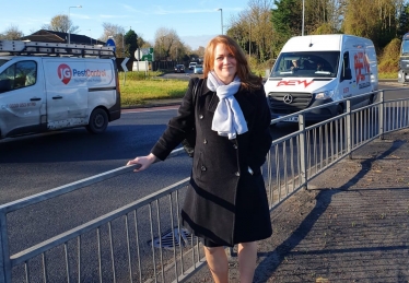 Kate Griffiths at the A50