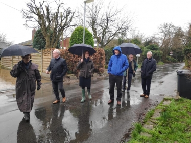 Flooding in Marchington