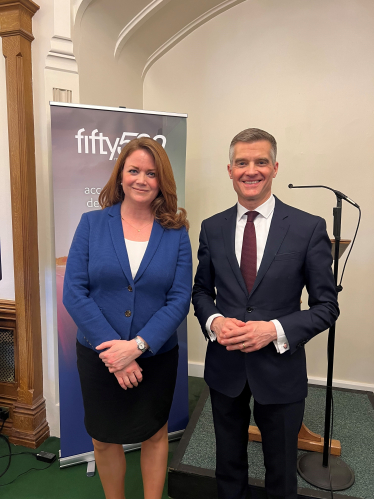 Kate Kniveton MP with Mark Harper MP