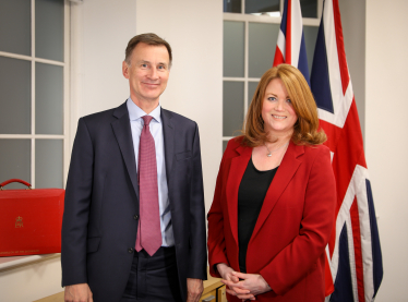 Kate Kniveton MP with Jeremy Hunt MP